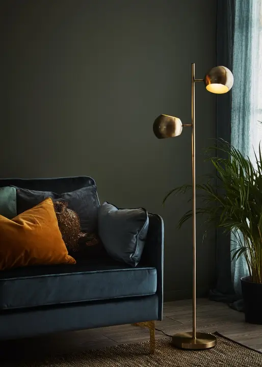 Markslöjd Golvlampa Edgar 107742 antik Markslöjd