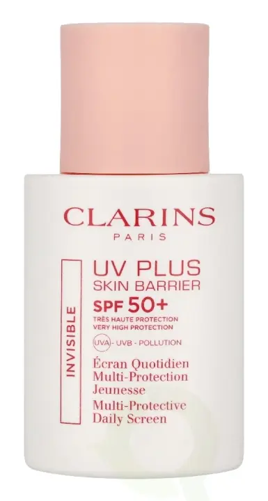 Clarins Invisible UV Plus Skin Barrier SPF50 30 ml UVA UVB Pollution