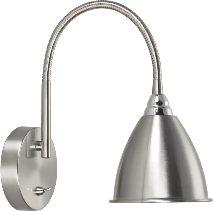 Armaturhantverk Vägglampa Smögen Nickel V770/12 Armaturhantverk