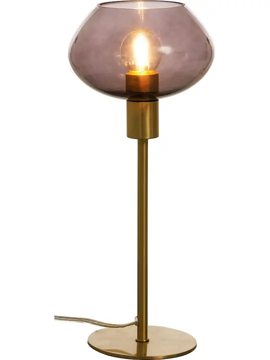 Aneta Bordslampa Bell 18100-25-14 mässing/rök Aneta
