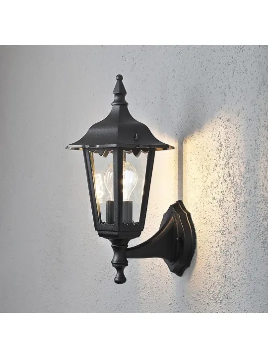 Konstsmide Vägglampa Firenze Svart Konstsmide