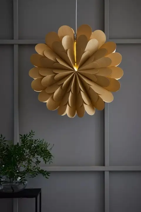 Markslöjd Julstjärna MARAVILLA 60 cm guld Markslöjd