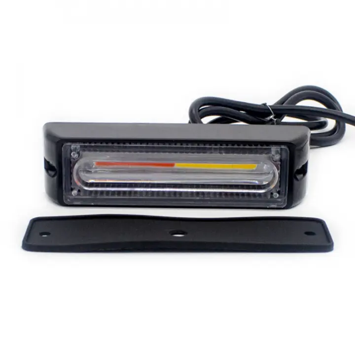 LED-varsellampe COB for kjøretøy 12-24V, Oransje