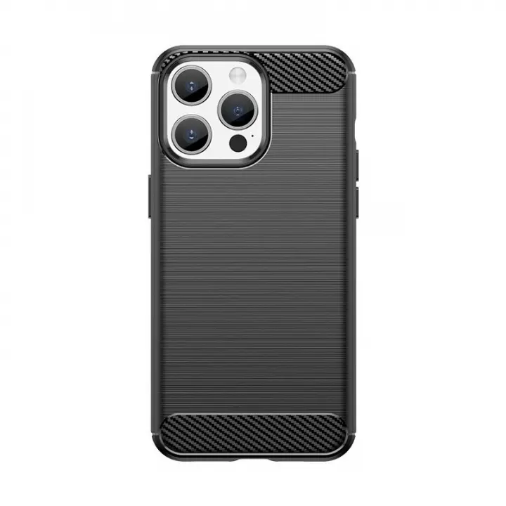 TPU-etui til iPhone 15, svart