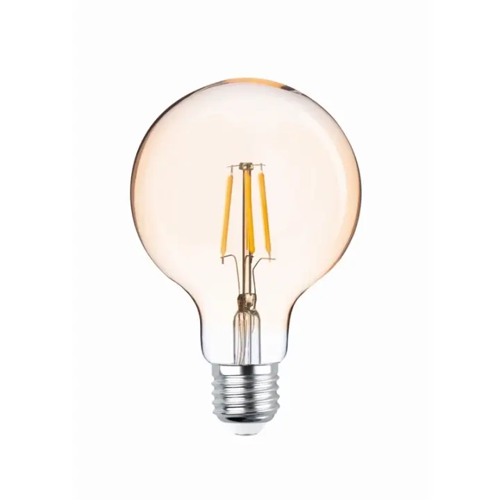 Forever Light Retro LED-pære med glødetråd gull, E27 4W 2200K 400lm