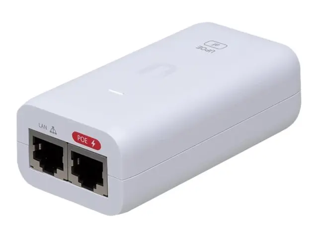 Ubiquiti Networks U-POE-AF Injektor 48 V, hvit