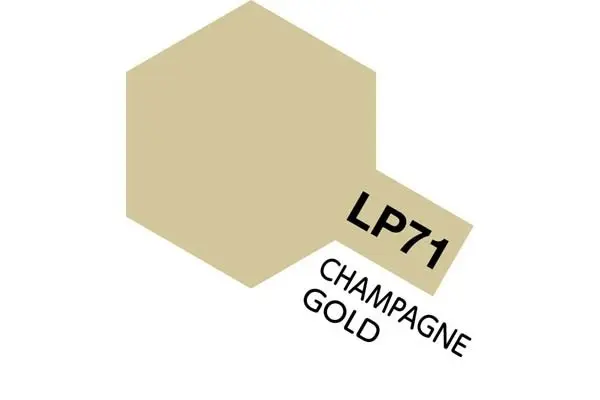 Tamiya lakkmaling LP-71 Champagne Gold