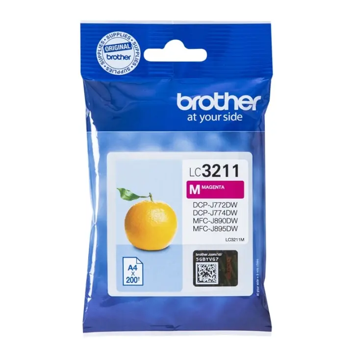 Brother LC-3211M blekkpatroner Original Standard Yield Magenta