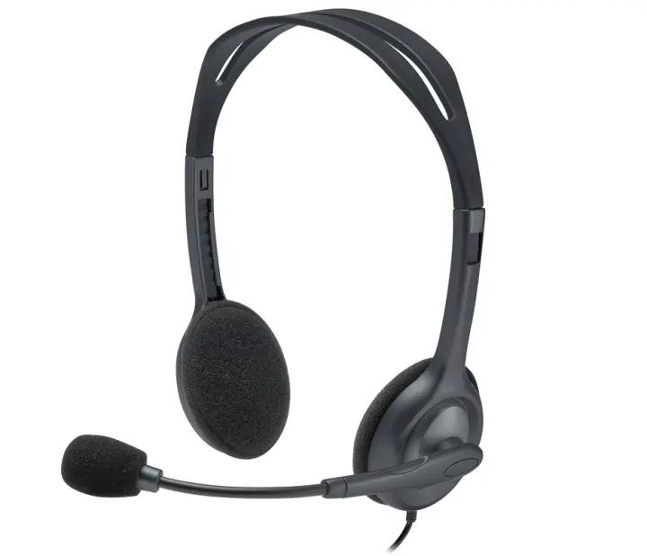 Logitech H111 Hodesett 3,5 mm plugg Grå