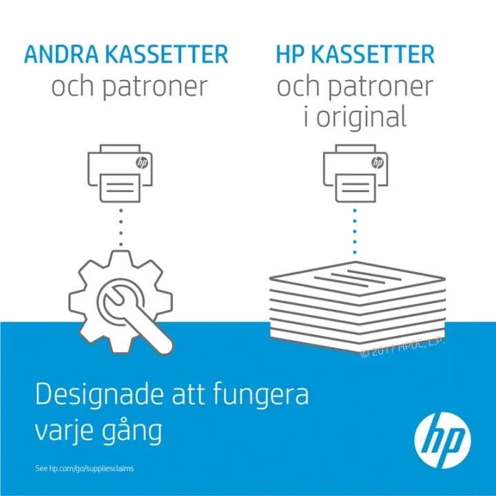 HP 80A Tonerkassett 1 stk Original svart