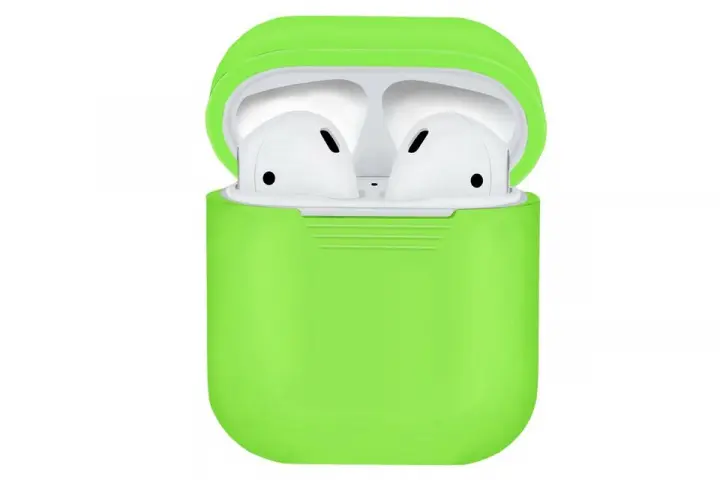 Beskyttelsesveske i silikon for Apple Airpods, Grønn