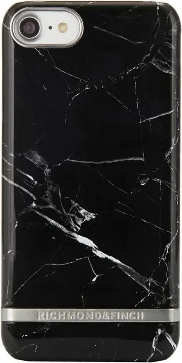 Richmond & Finch iPhone 7/8/SE2-etui, svart marmor