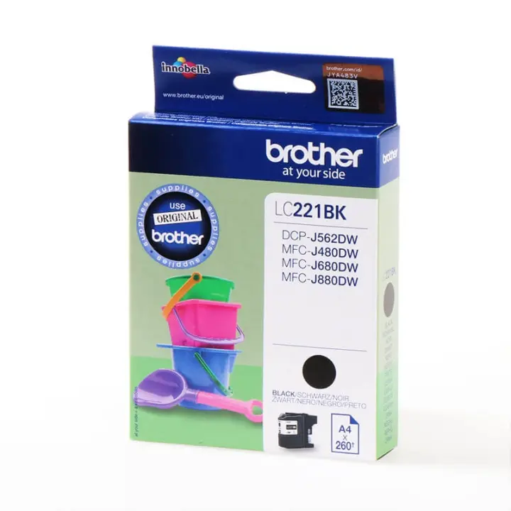 Brother Blekk LC221BK LC-221 Svart