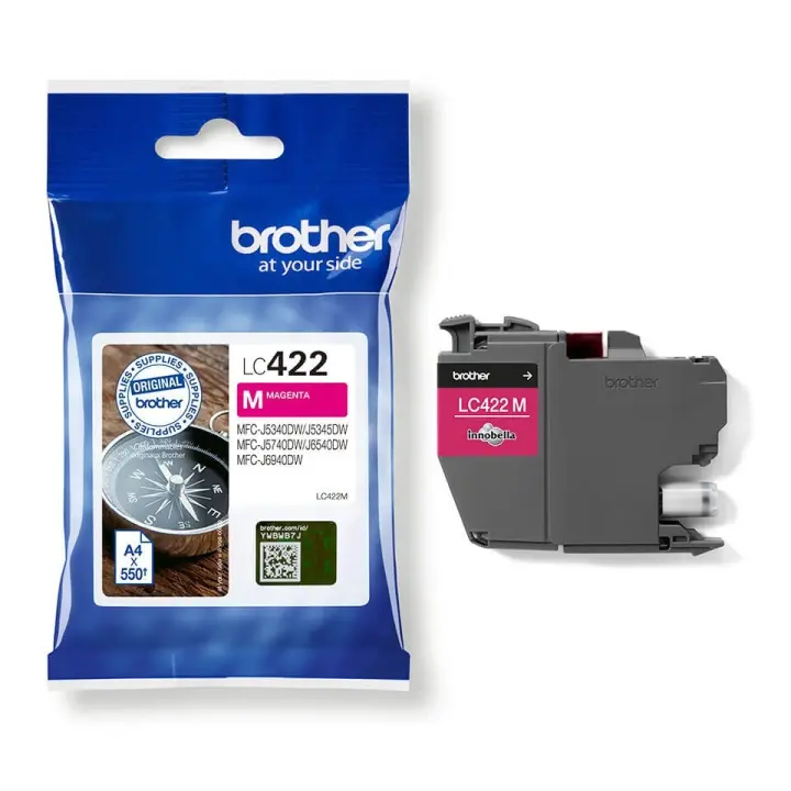 Brother Blekk LC422C LC-422 Magenta