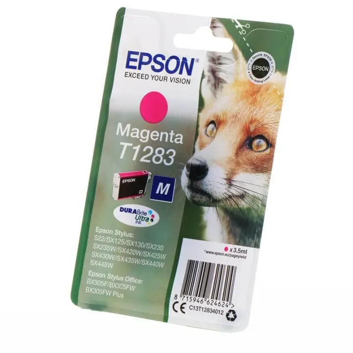 EPSON Blekk C13T12834012 T1283 Magenta Fox