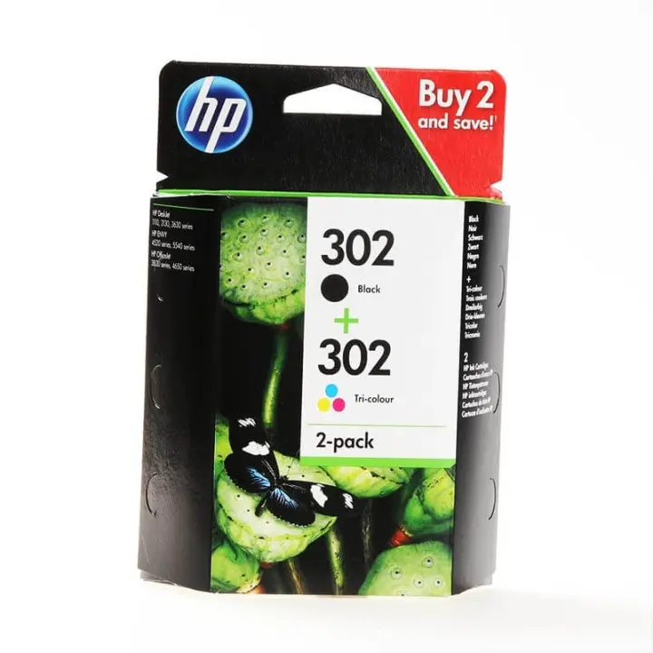 HP Blekk X4D37AE 302 Multipack