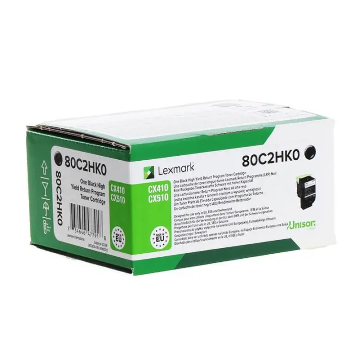 Lexmark Toner 80C2HK0 802 Svart High Yield Return