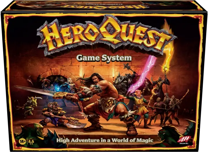Hasbro Avalon Hill Heroquest brettspill, EN