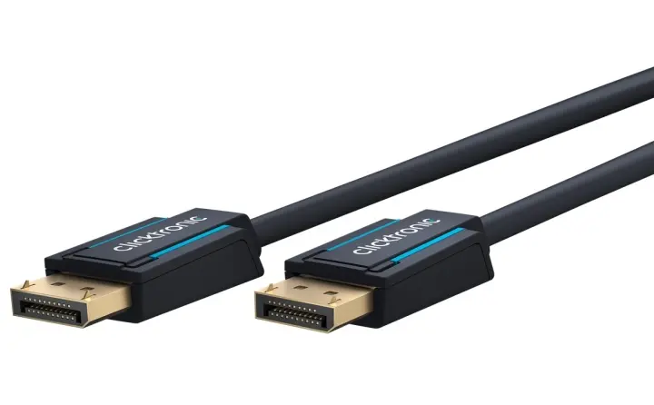 ClickTronic DisplayPort™-kabel Premium-kabel | 1x DisplayPort™-kontakt 1x DisplayPort™-kontakt 1x DisplayPort™-kontakt | 2,0 m | UHD 4K @ 60 Hz