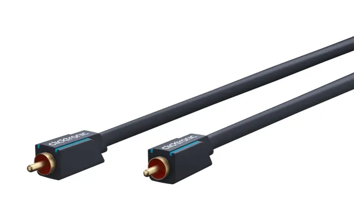 ClickTronic RCA-kabel, mono Premium-kabel | 1x cinchplugg 1x cinchplugg | 3,0 m