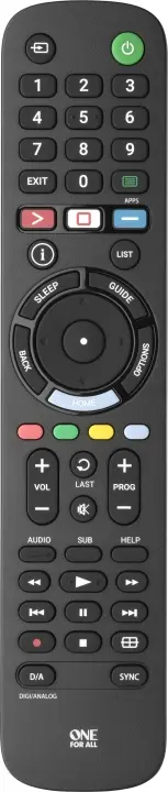 ONE FOR ALL URC 4912 universell fjernkontroll for Sony TV-er