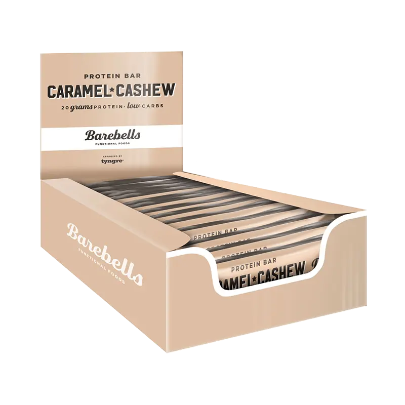 Barebells Protein Bar Caramel &amp; Cashew 12x55g