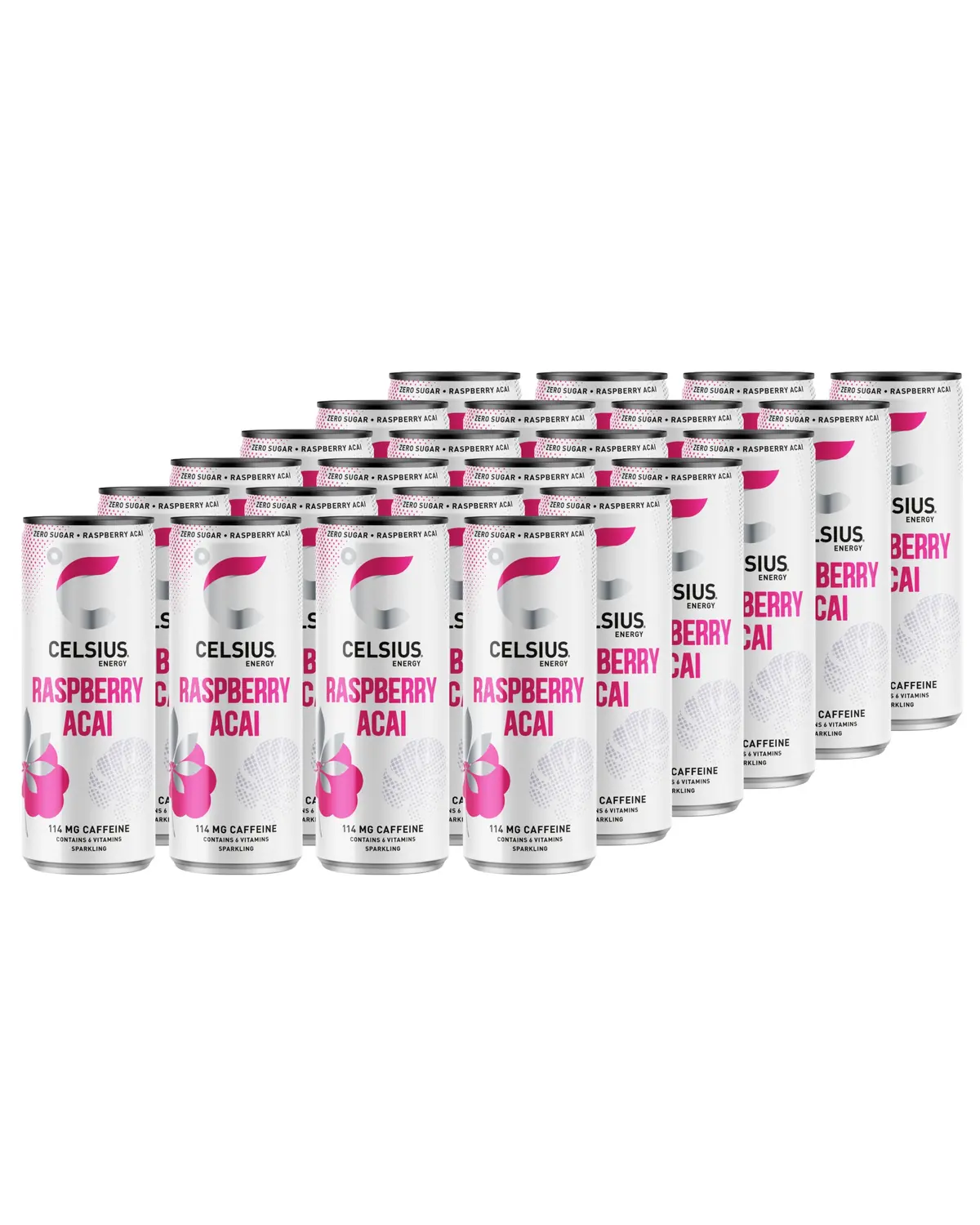 Celsius Raspberry & Acai 24x355ml