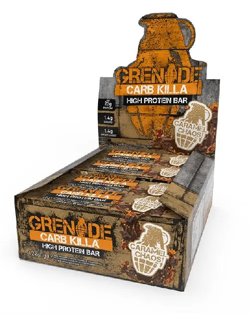 Grenade Carb-Killa Bar Caramel Chaos 12x60g