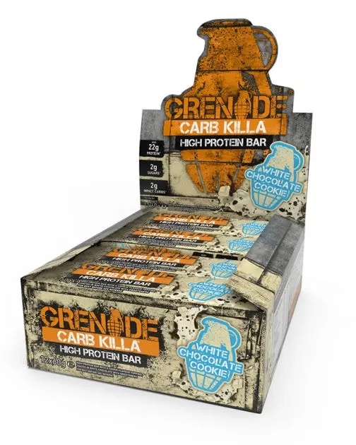 Grenade Carb-Killa Bar White Chocolate Cookie 12x60g