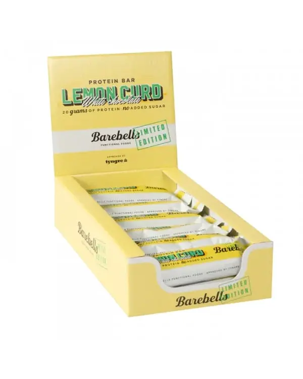 Barebells Protein Bar Lemon Curd White Chocolate 12x55g