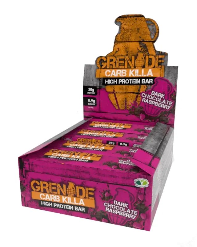 Grenade Carb-Killa Bar Dark Chocolate Raspberry 12x60g