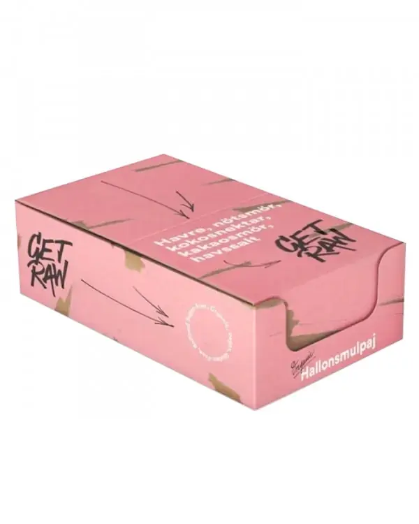 Get Raw Organic Bar Raspberry & Almond 12x42g
