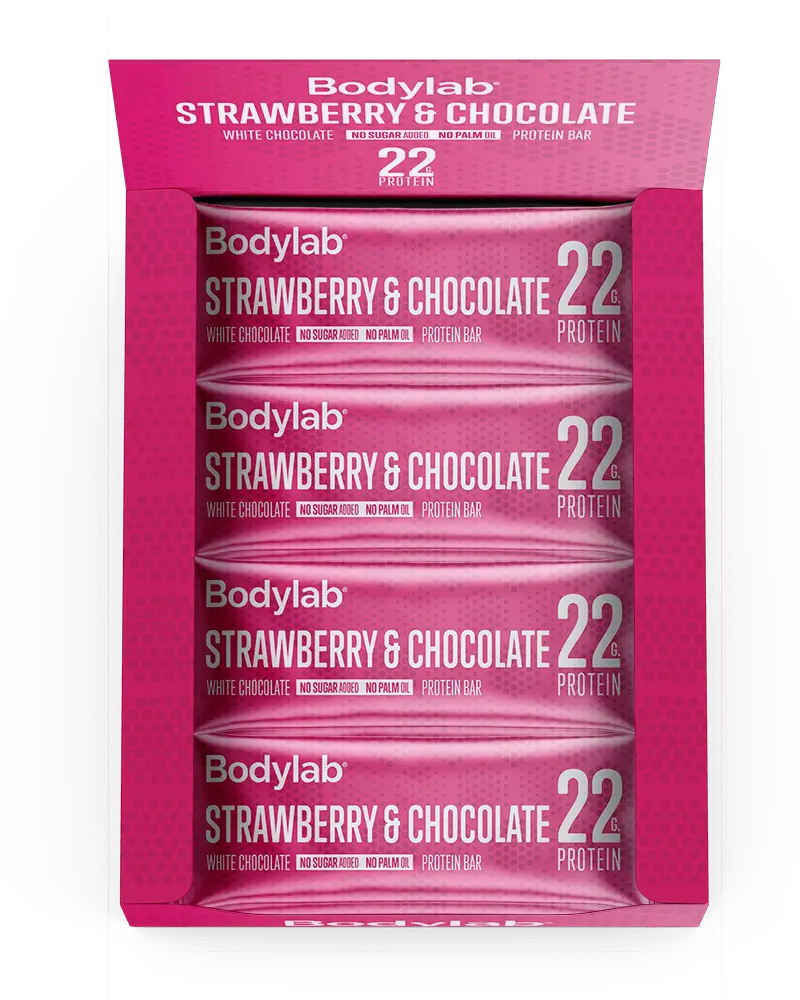 Bodylab Protein Bar - Strawberry Chocolate 12x65g