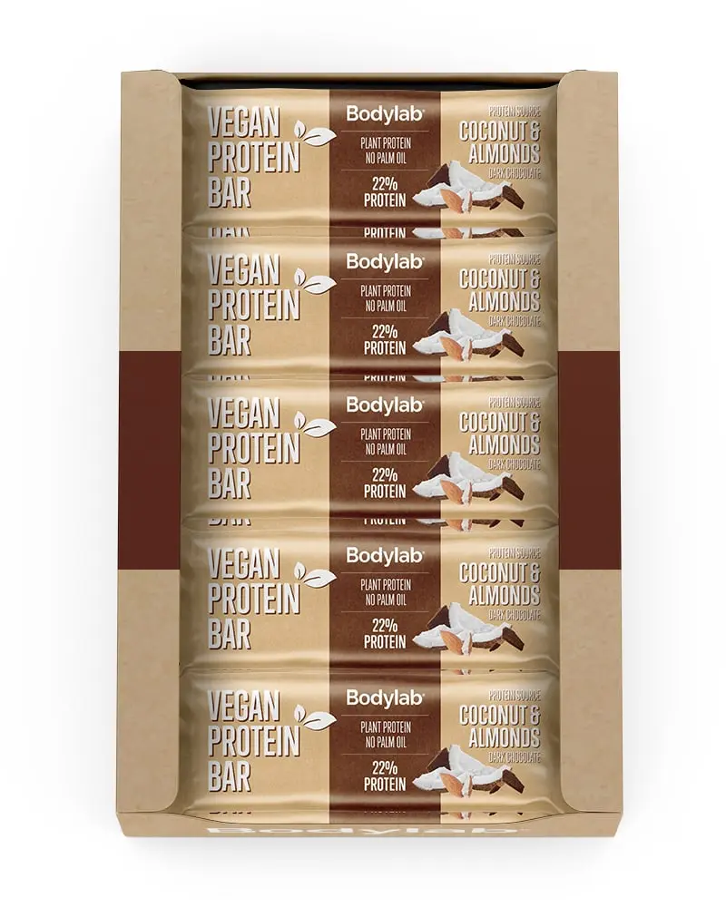 Bodylab Vegan Bar - Coconut &amp; Almonds 20x40g