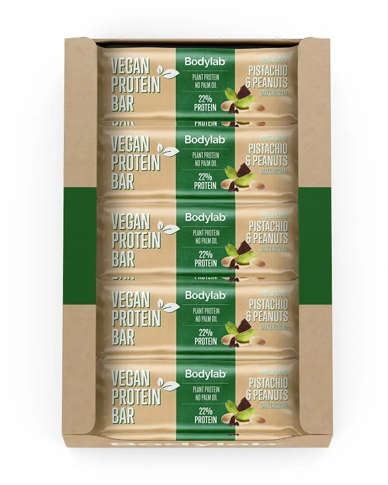 Bodylab Vegan Bar - Pistachio & Peanut 20x40g