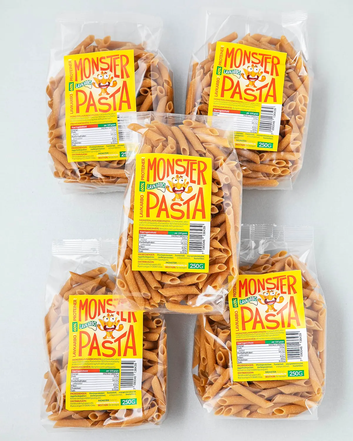 Monster Proteinpasta 5x250g