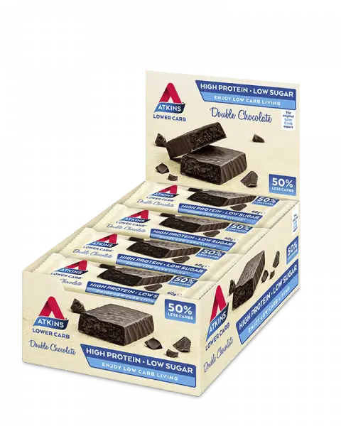Atkins Double Chocolate bar 16x60g