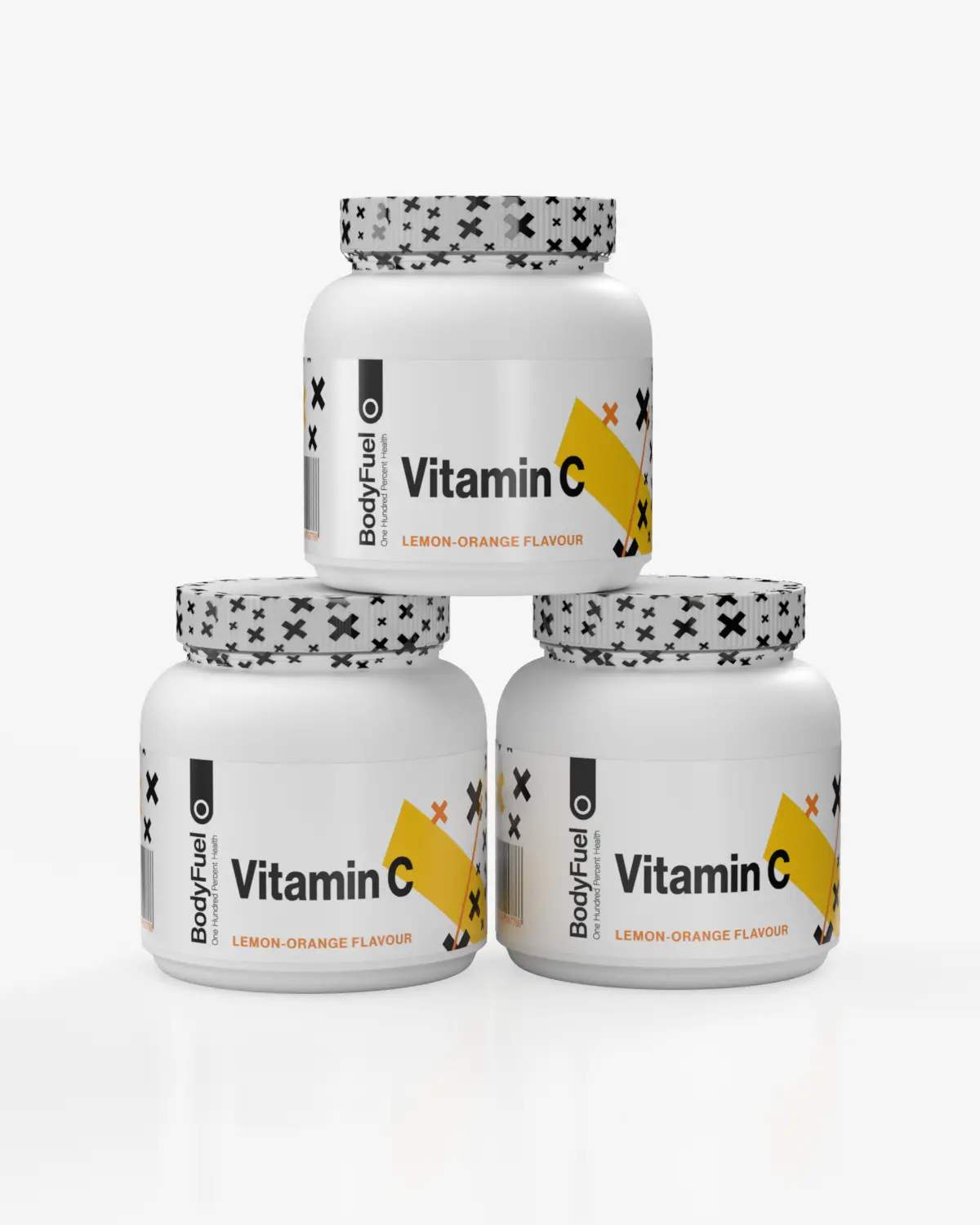 BodyFuel Vitamin C Powder 3x400g - TREPAKNING!