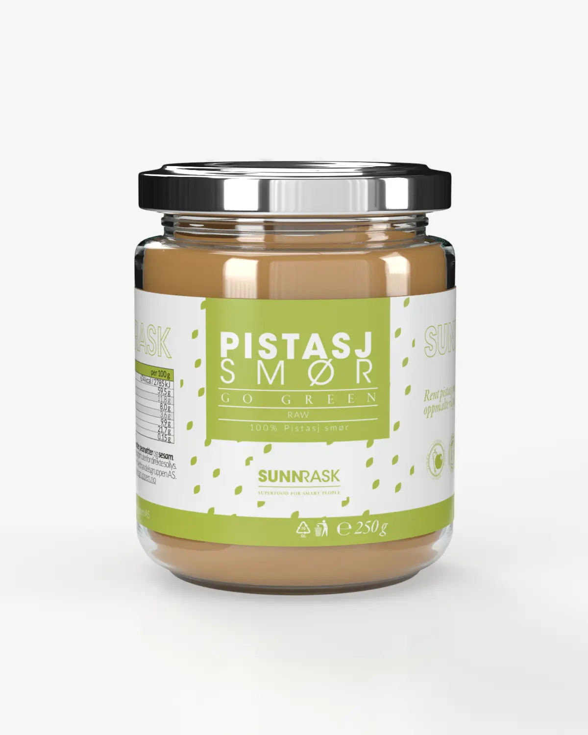 SunnRask Pistasjsmør 250g