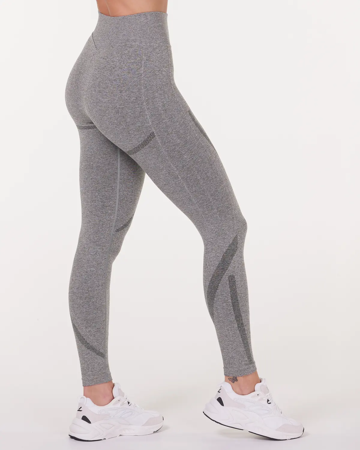 LEVITY Sustainable Habits Tights Green Dusty Marl