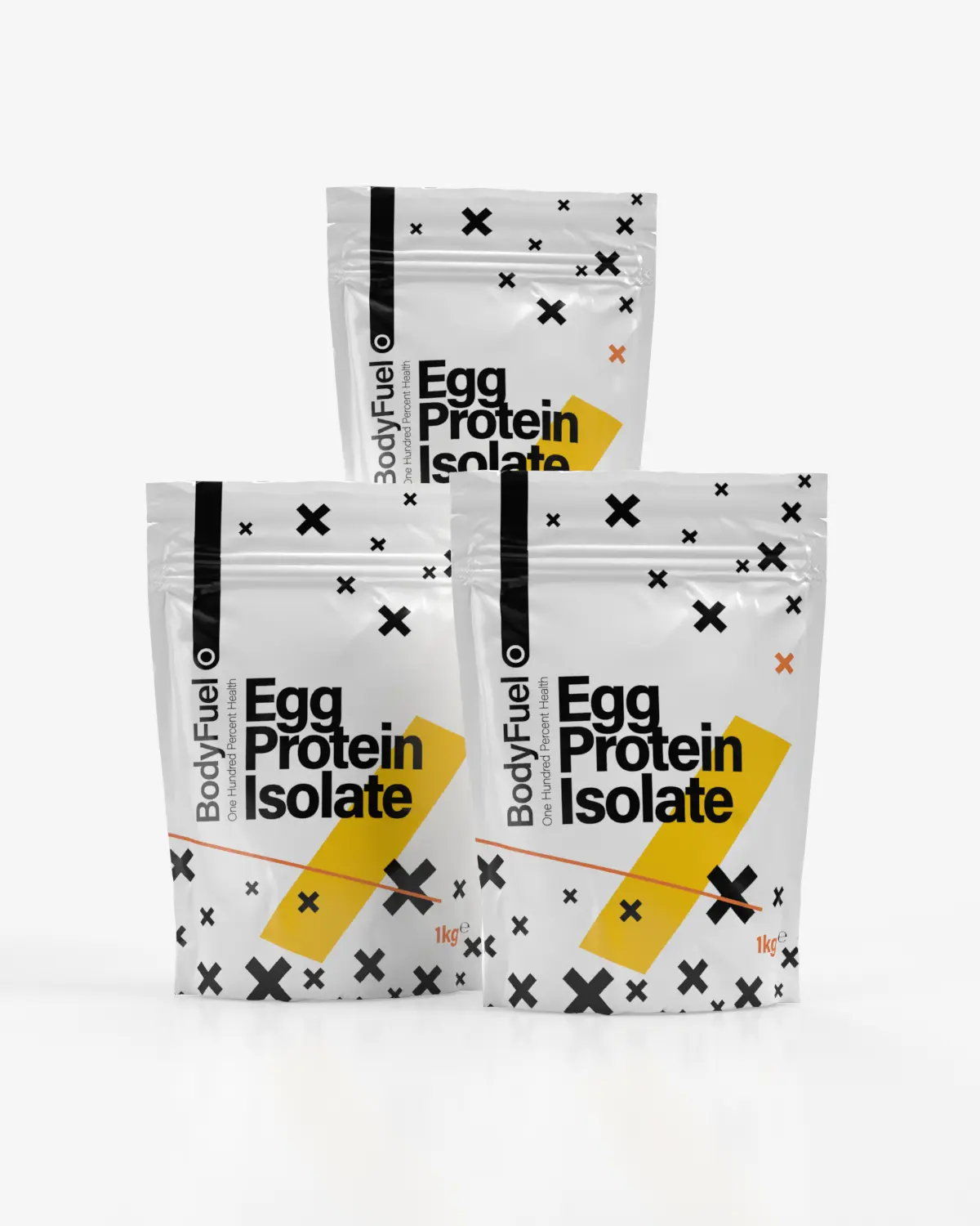 3x BodyFuel Egg Protein Isolate 1kg - Sjokoladesmak