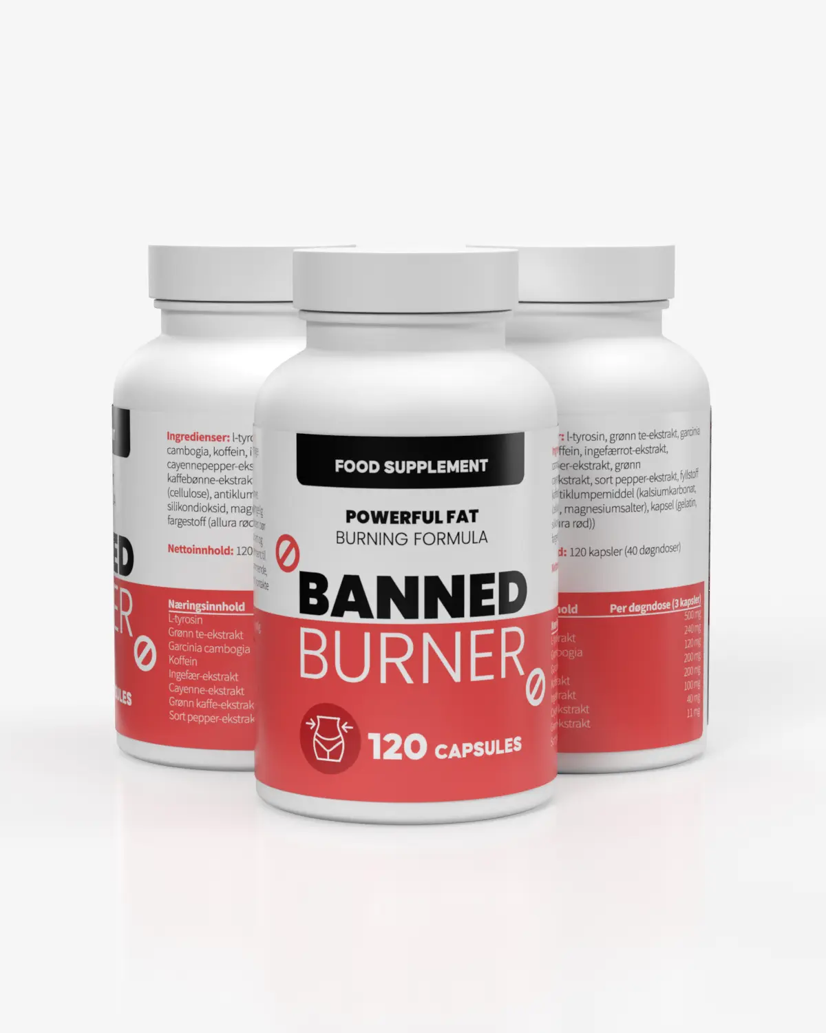 Banned Burner - Advanced Bodyfat Burner x3
