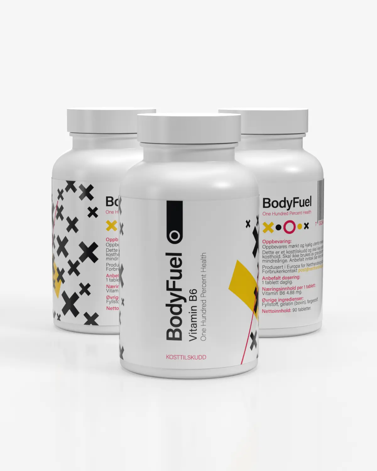 BodyFuel Vitamin B6 (3-pack)
