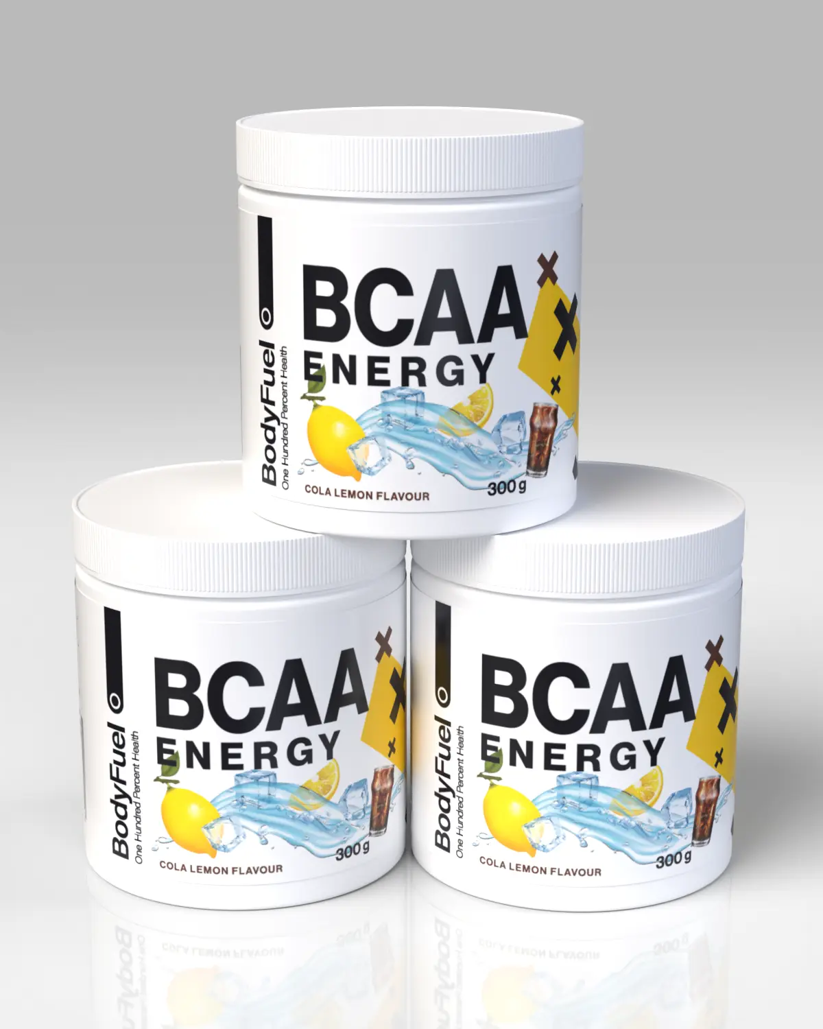 BodyFuel BCAA Elite + Caffeine 3x300g - TREPAKNING!