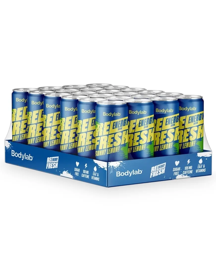 Bodylab Refresh Energy Drink Sunny Lemon 24x330 ml