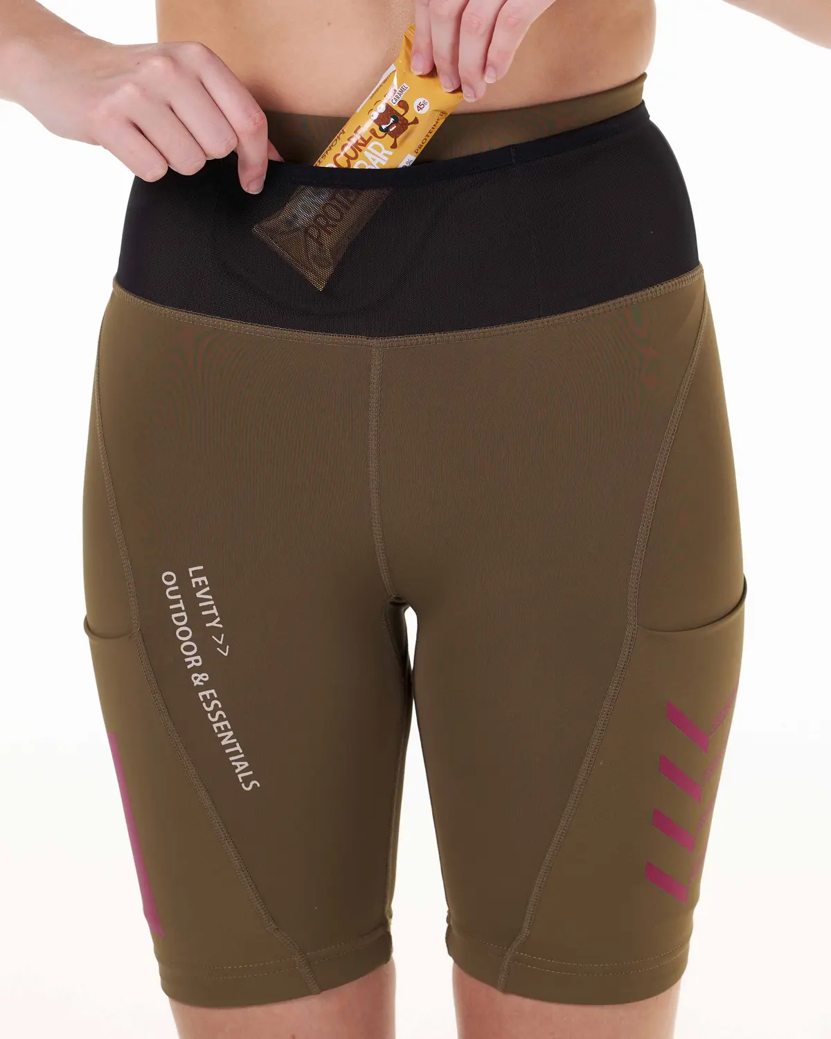 LEVITY Future Trail Tech Shorts Forest Green