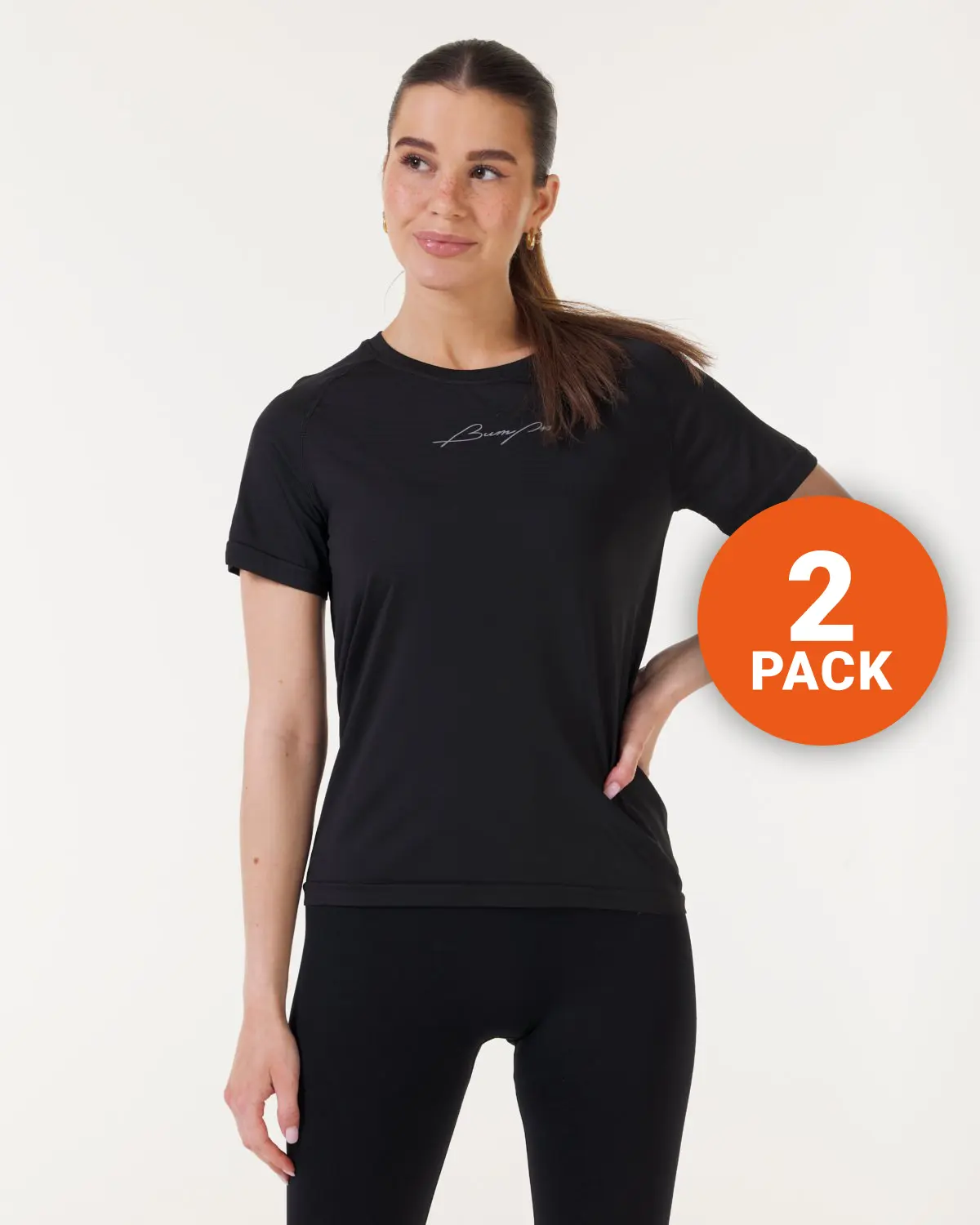 Bumpro 2-PACK Base Tee Black