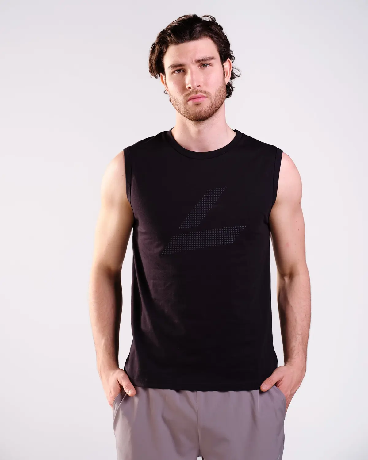 LEVITY Active Logo Tank Black