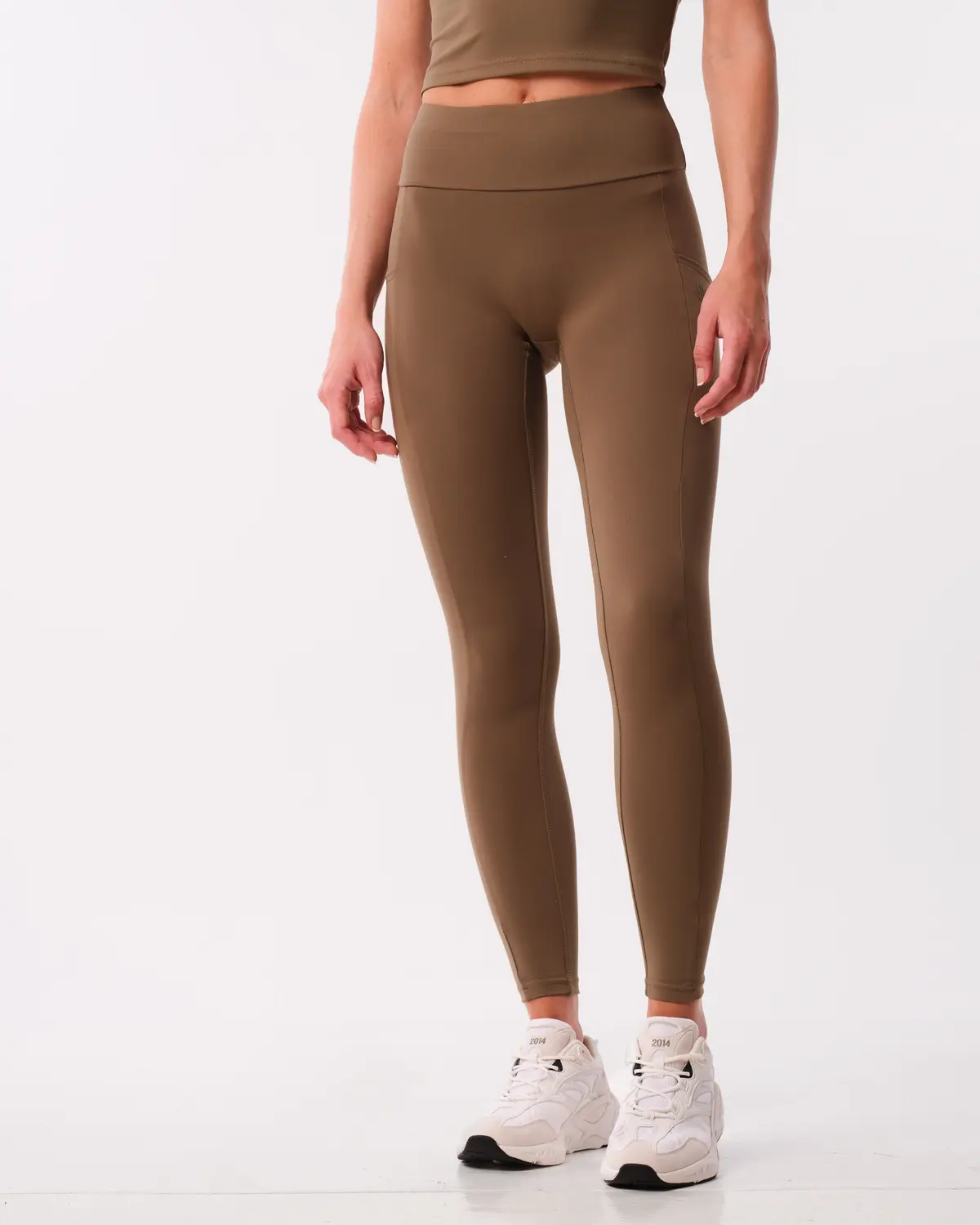 Bumpro Lively Scrunch Pocket Tights Green Olive
