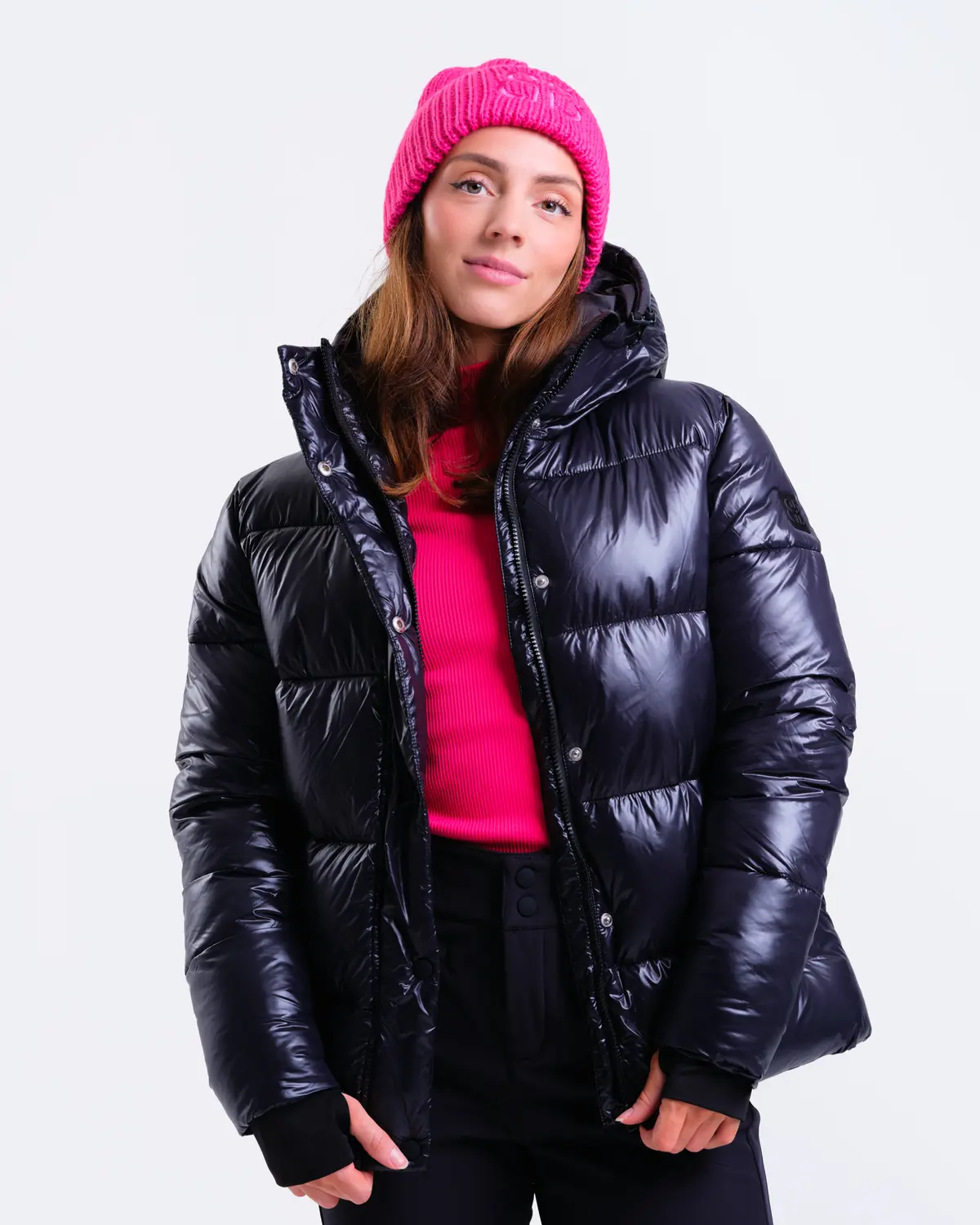 Bumpro Glow Oversized Puffer Jacket Black/Navy